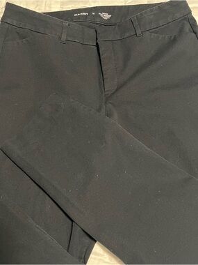 Old Navy High Rise Skinny Dress Pants Women Black Flat Front  Everyday Capsule